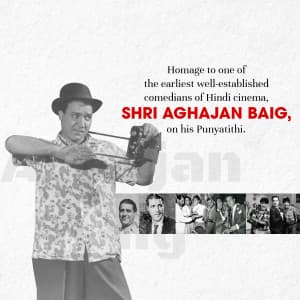 Aghajan Baig Punyatithi poster