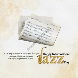International Jazz Day poster Maker