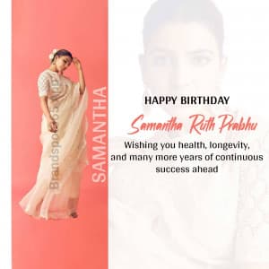 Samantha Ruth Prabhu Birthday poster