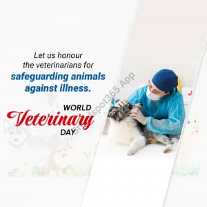 World Veterinary Day graphic