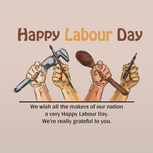 Labour Day advertisement banner