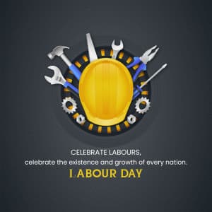 Labour Day marketing poster