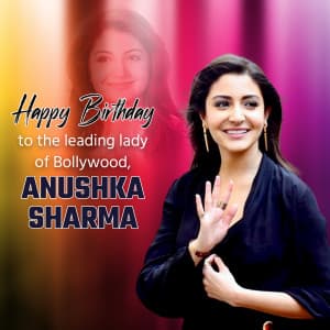 Anushka Sharma Birthday banner