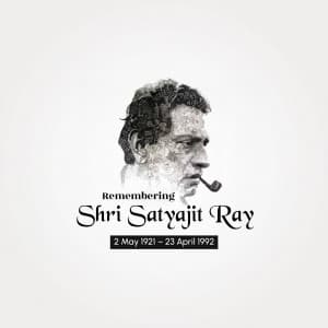 Satyajit Ray Jayanti creative image