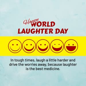 World Laughter Day greeting image