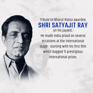 Satyajit Ray Jayanti Instagram Post