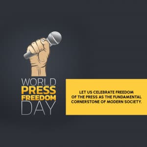 World Press Freedom Day advertisement banner