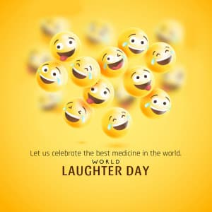 World Laughter Day marketing poster