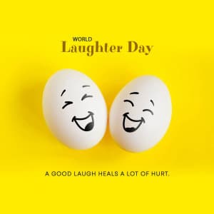 World Laughter Day creative image