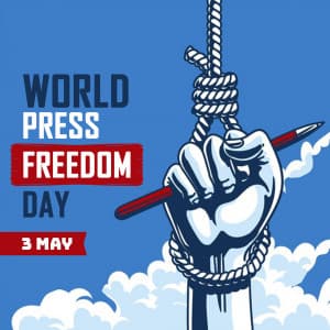 World Press Freedom Day greeting image