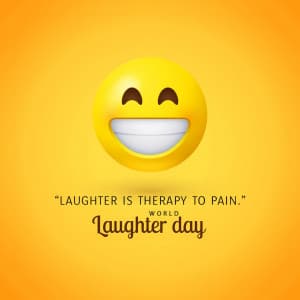 World Laughter Day Facebook Poster