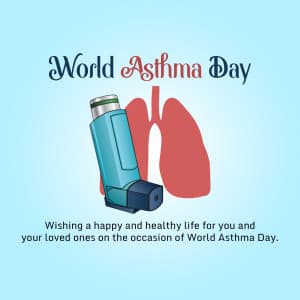 World Asthma Day advertisement banner