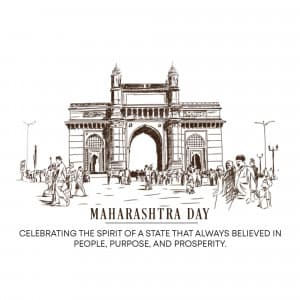 Maharashtra Day poster Maker