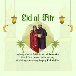 Eid al-Fitr event advertisement