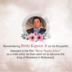 Rishi Kapoor Punyatithi graphic