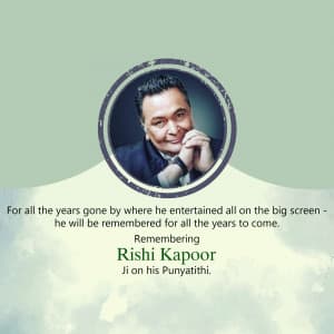 Rishi Kapoor Punyatithi video