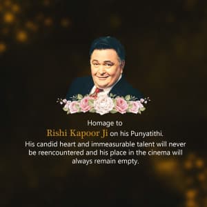 Rishi Kapoor Punyatithi image