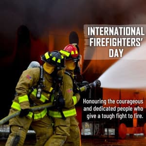 International Firefighters' Day marketing poster