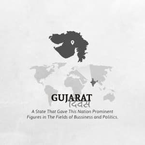 Gujarat Foundation  Day greeting image