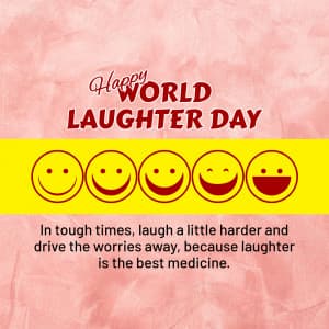 World Laughter Day event advertisement