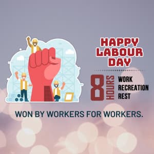 Labour Day marketing flyer