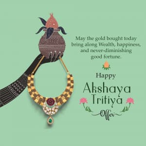 Akshaya Tritiya marketing poster