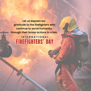 International Firefighters' Day graphic