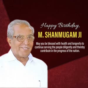 M. Shanmugam Birthday video