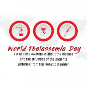 World Thalassemia Day ad post