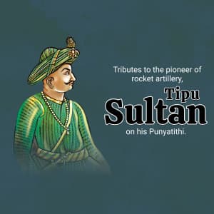 Tipu Sultan Punyatithi Instagram Post