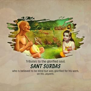 Surdas Jayanti Instagram Post