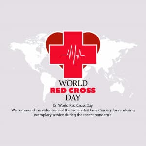 World Red Cross Day marketing flyer