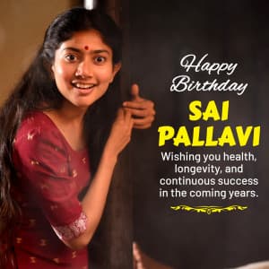 Sai Pallavi Birthday video