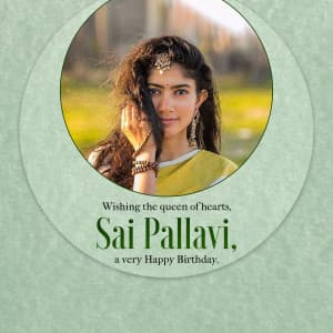 Sai Pallavi Birthday flyer