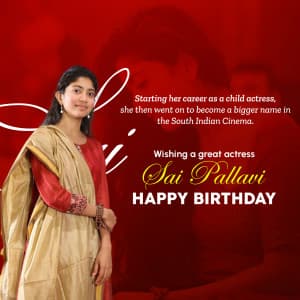 Sai Pallavi Birthday poster