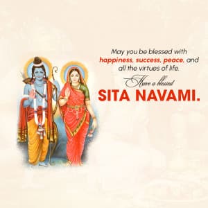 Sita Navami advertisement banner