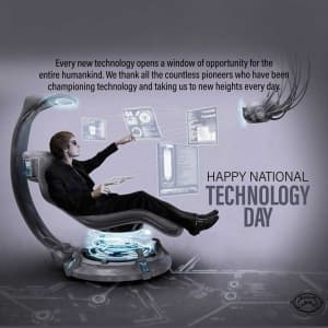 National Technology Day ad post