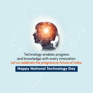 National Technology Day marketing poster