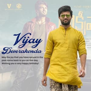 Vijay Deverakonda Birthday banner