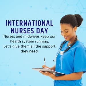 International Nurses Day marketing flyer