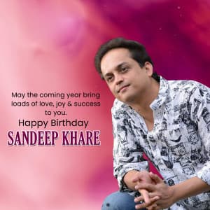 Sandeep Khare Birthday greeting image