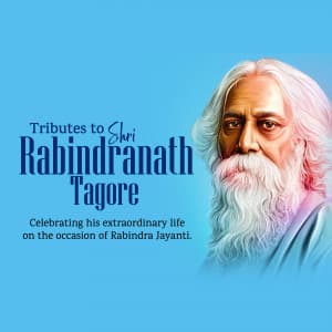 Rabindra Jayanti graphic