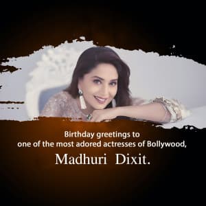 Madhuri Dixit Birthday image