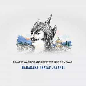 Maharana Pratap Jayanti event advertisement