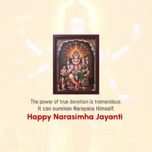 Narasimha Jayanti creative image