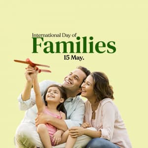 International Day of Families advertisement banner