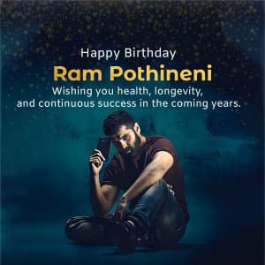 Ram Pothineni Birthday image