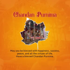 Chandan Purnima marketing poster