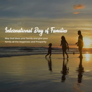 International Day of Families greeting image