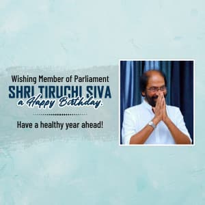 Tiruchi Siva Birthday Facebook Poster